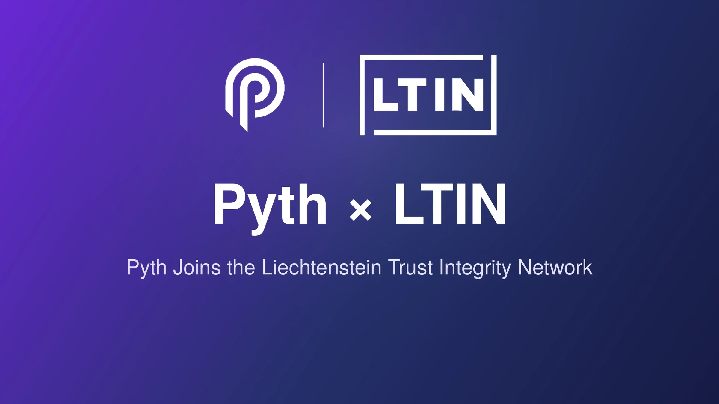 Pyth Network joins the Liechtenstein Trust Integrity Network to support sovereign settlement infrastructure